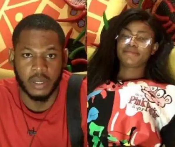 BBNaija: How Frodd & Tacha’s Fight Started This Morning